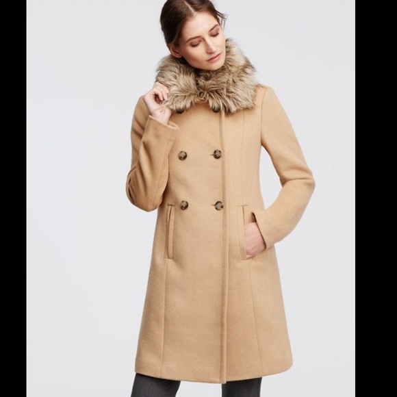 Ann Taylor luxe collar coat - Picture 1 of 7